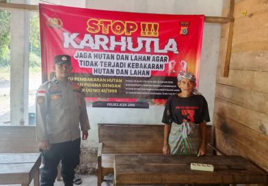 Polsek Panga Intensifkan Patroli dan Sosialisasi Antisipasi Karhutla
