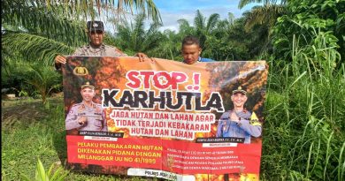 Polsek Sampoiniet Laksanakan Patroli dan Sosialisasi Karhutla di Wilayah Hukum Polsek Sampoiniet