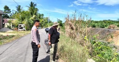 Bhabinkamtibmas Polsek Krueng Sabee Laksanakan Sambang Desa, Perkuat Kemitraan dan Jaga Kondusivitas Kamtibmas