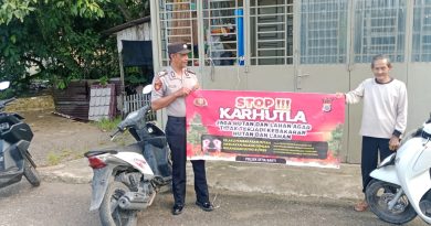 Cegah Kebakaran Hutan dan Lahan, Polsek Setia Bakti Gencarkan Patroli dan Sosialisasi Maklumat Kapolda Aceh